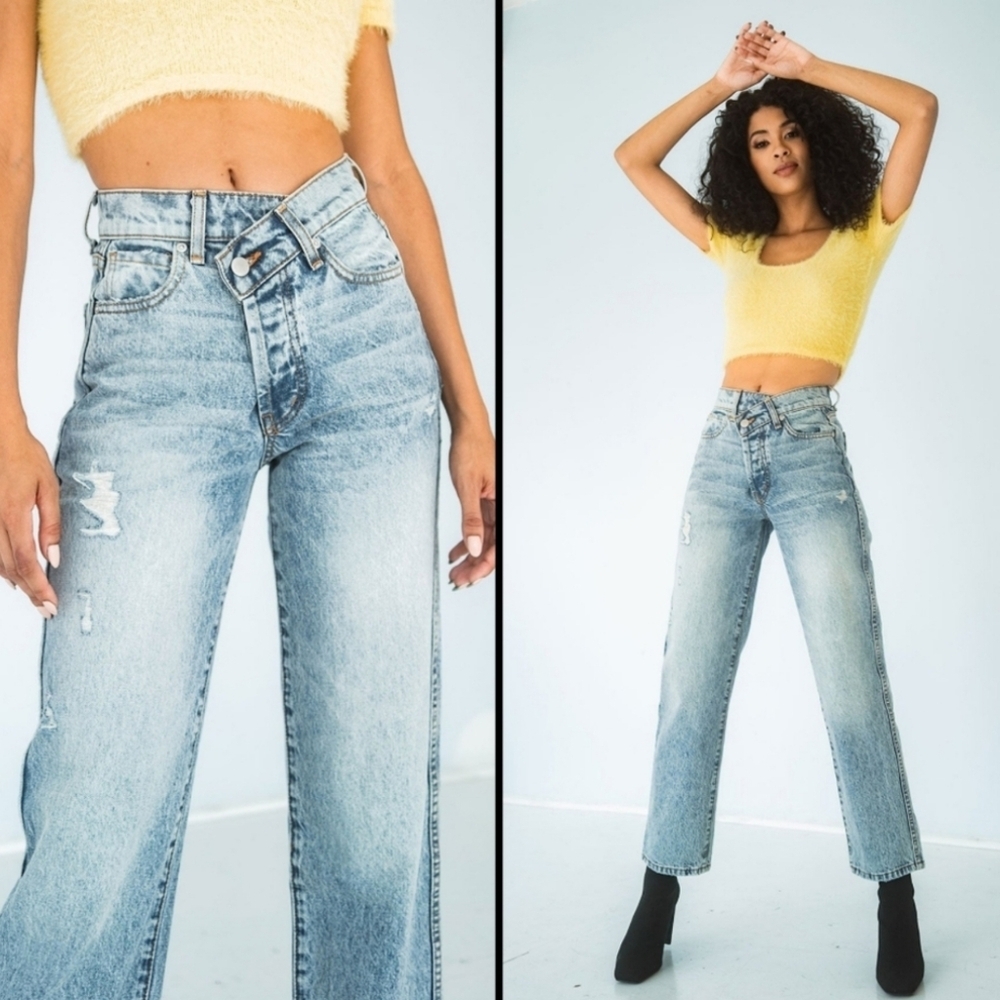 Revice Crossover Straight Leg Jeans 90s Baby